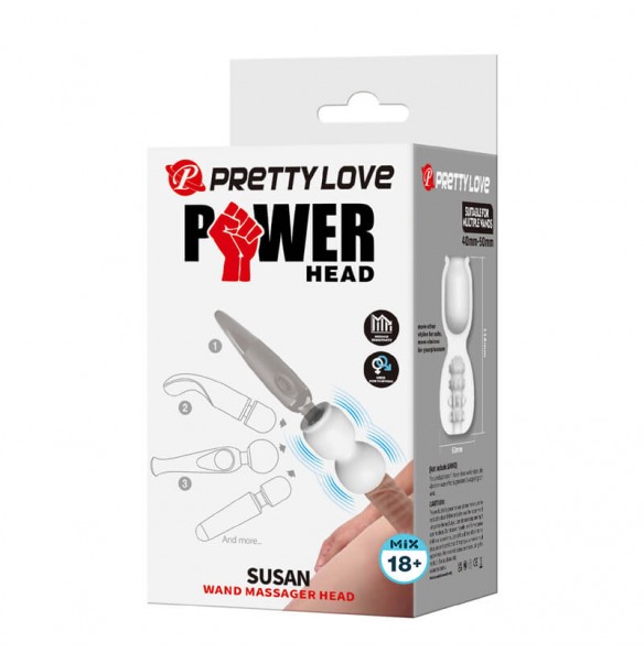 PRETTY LOVE - SUSAN AV Wand Massager Head PRETTY LOVE - SUSAN AV Wand Massager Head